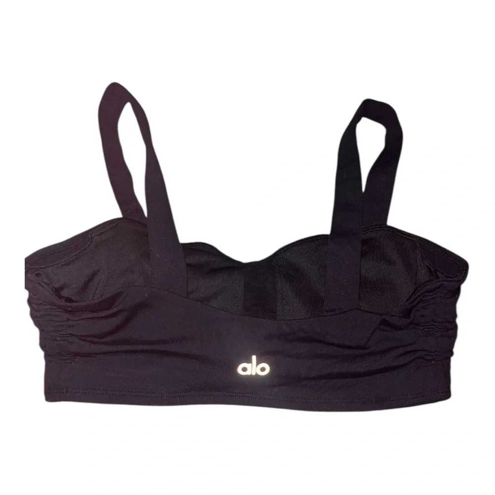 ALO Yoga Women's Black Sports Bravsize small - Picture 3 of 6